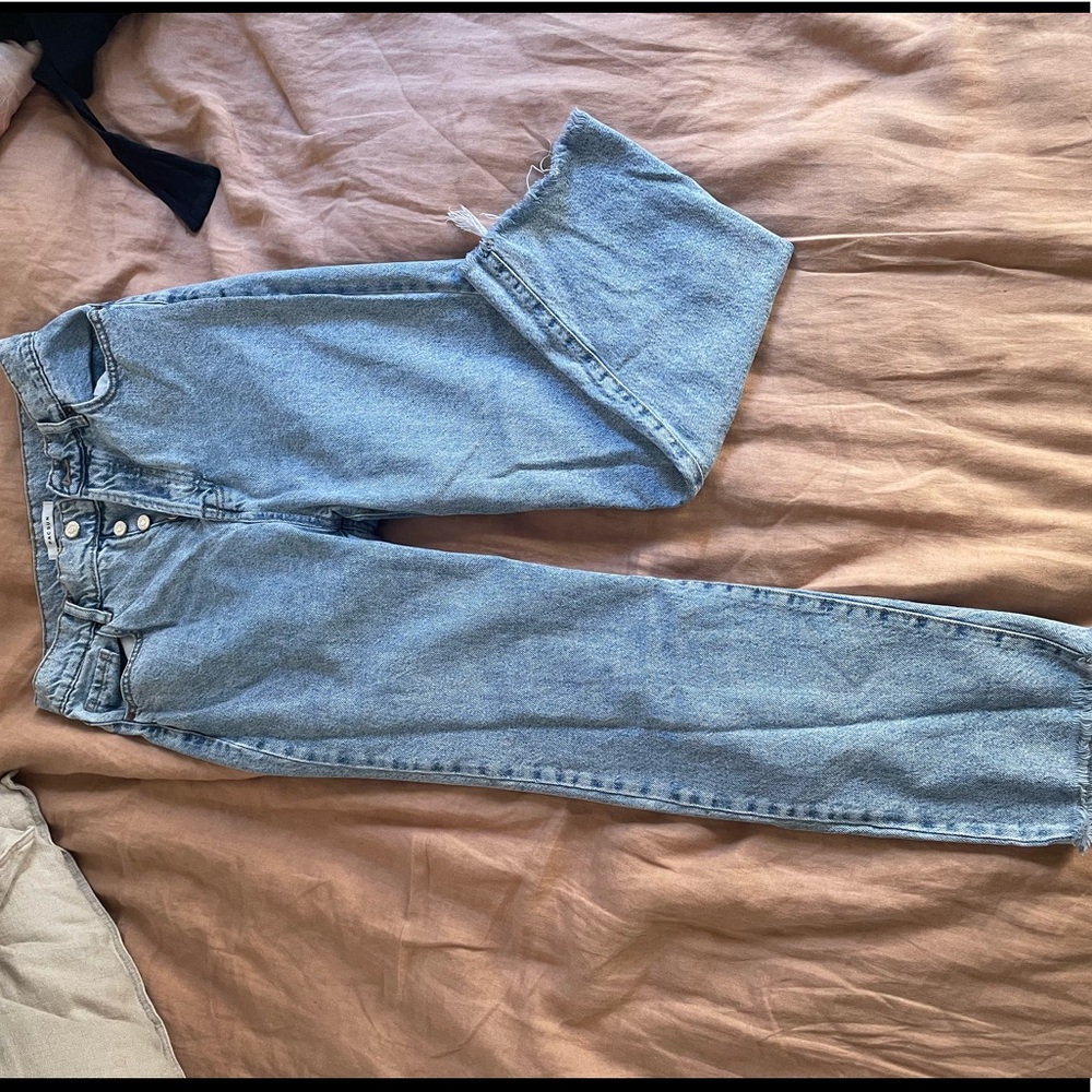 High rise straight jeans size 29